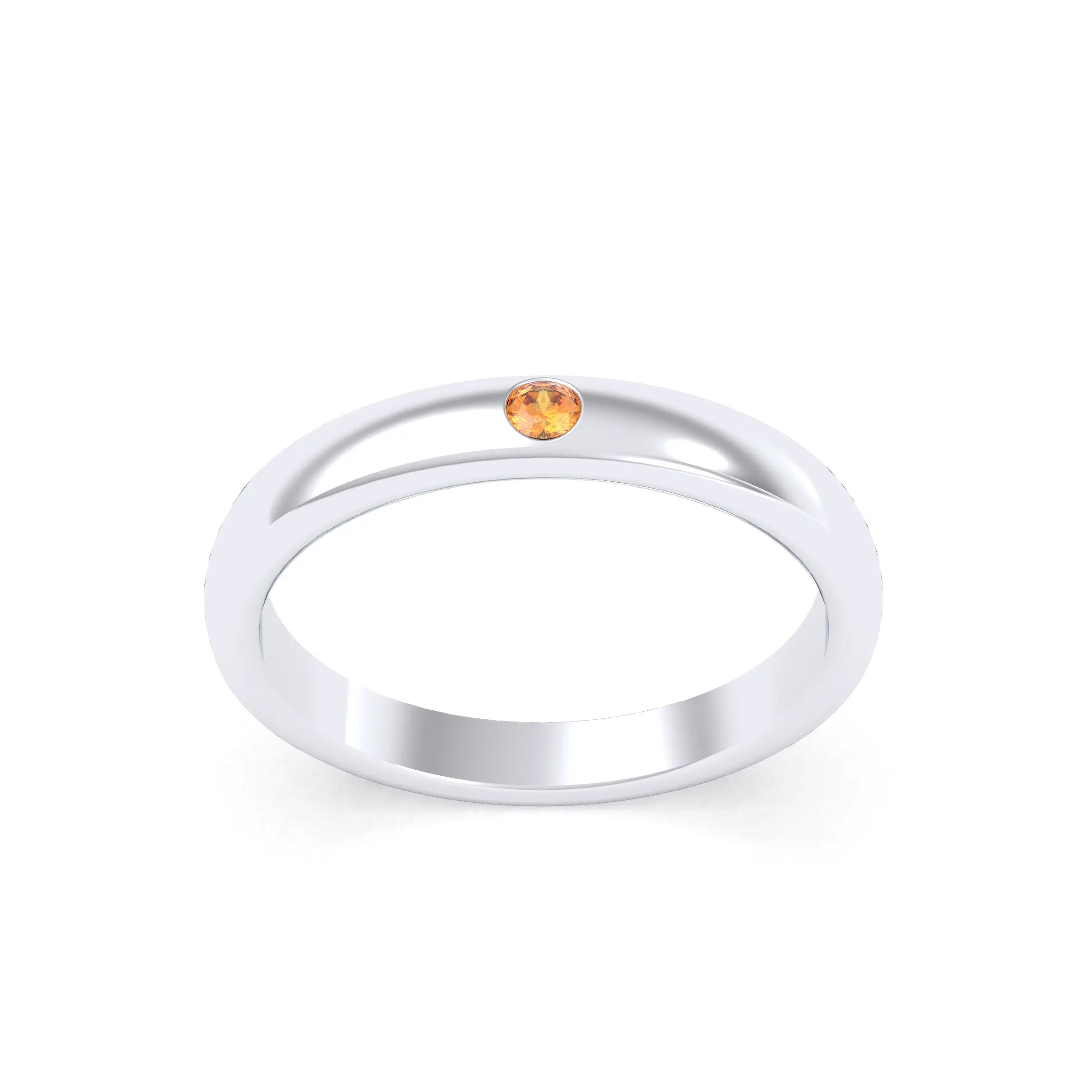 Bague Elisa Solitaire – L'Argent 950 sublimé par les Pierres Précieuses