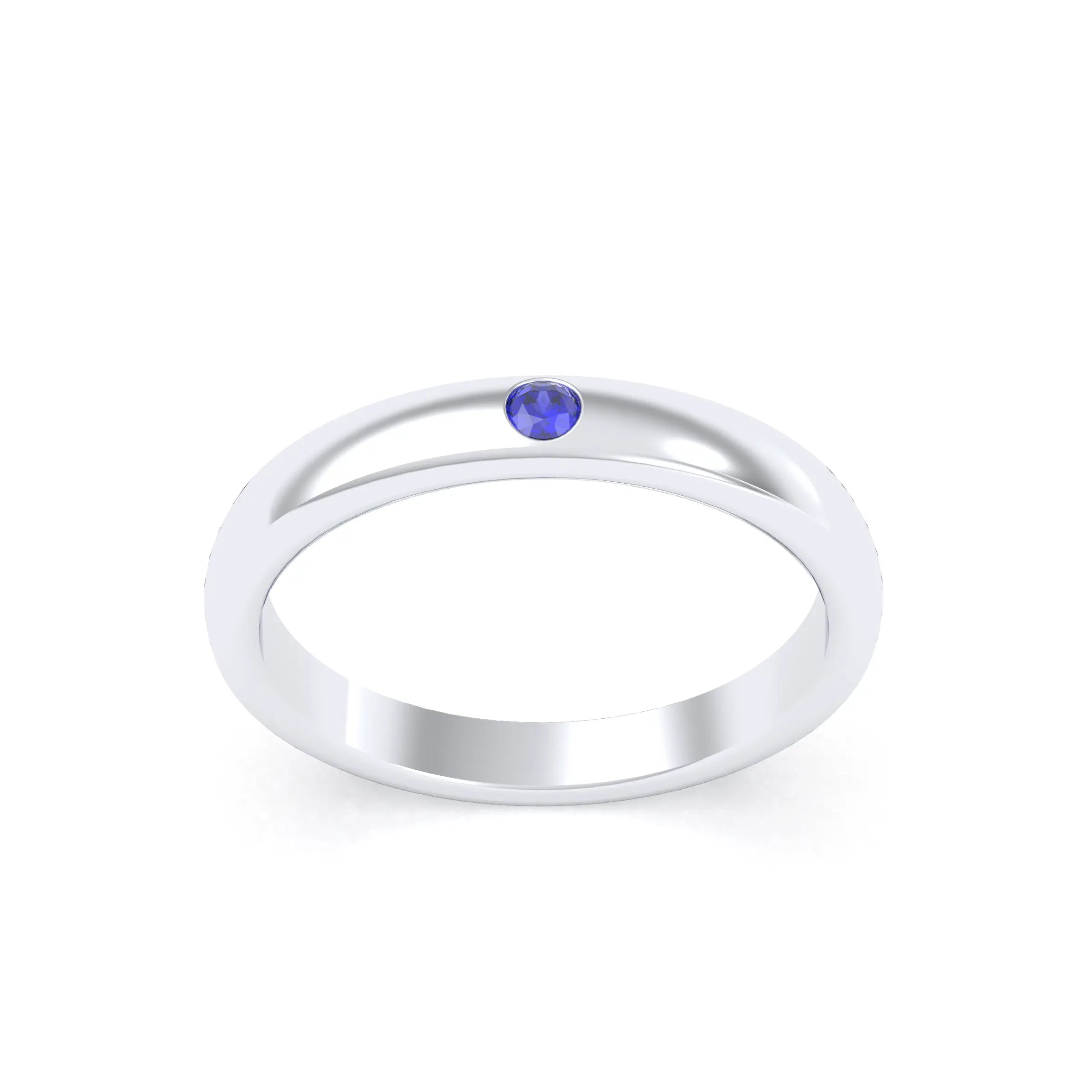 Bague Elisa Solitaire – L'Argent 950 sublimé par les Pierres Précieuses