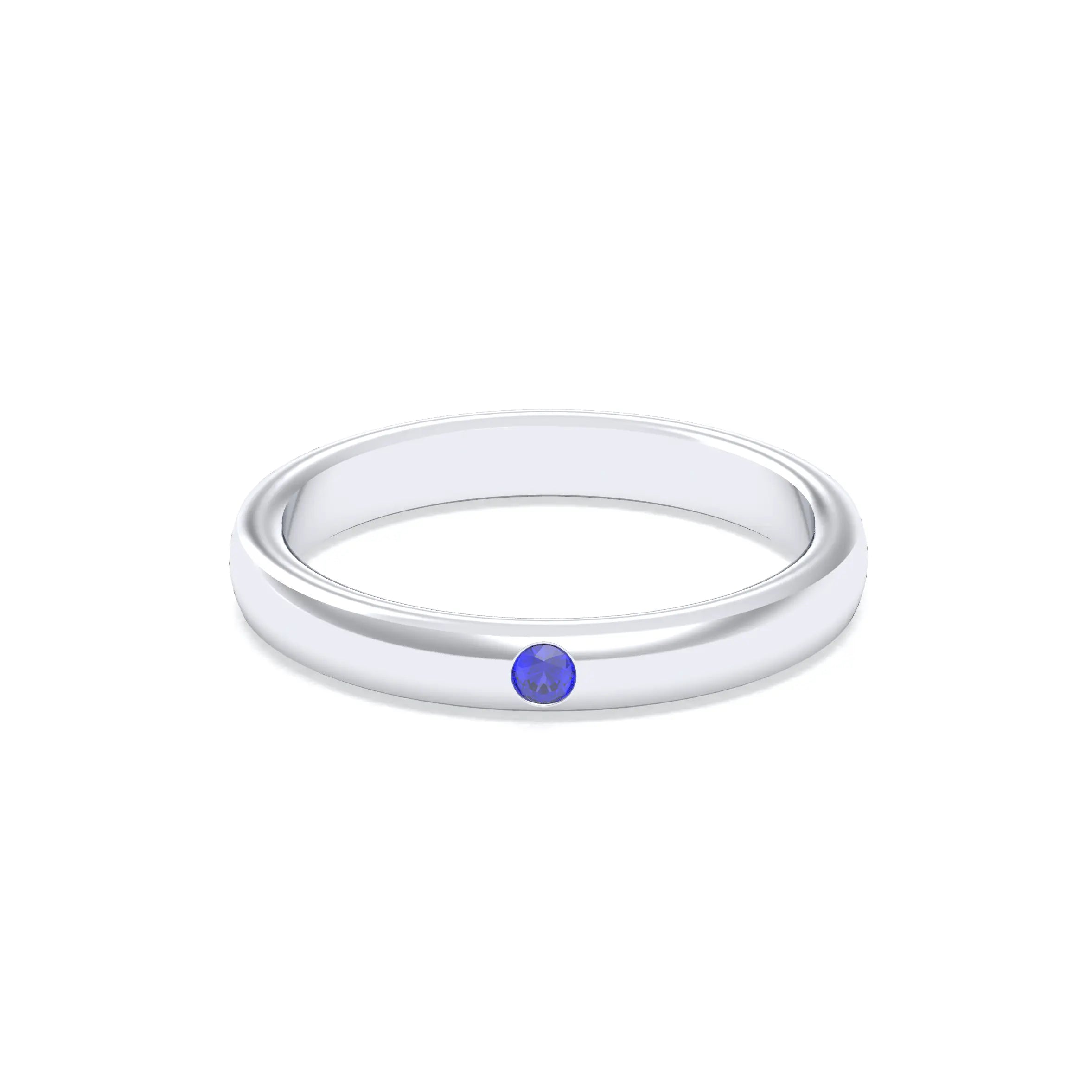 Bague Elisa Solitaire – L'Argent 950 sublimé par les Pierres Précieuses