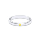 Bague Elisa Solitaire – L'Argent 950 sublimé par les Pierres Précieuses