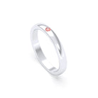 Bague Elisa Solitaire – L'Argent 950 sublimé par les Pierres Précieuses