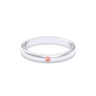 Bague Elisa Solitaire – L'Argent 950 sublimé par les Pierres Précieuses