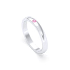 Bague Elisa Solitaire – L'Argent 950 sublimé par les Pierres Précieuses