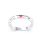 Bague Elisa Solitaire – L'Argent 950 sublimé par les Pierres Précieuses