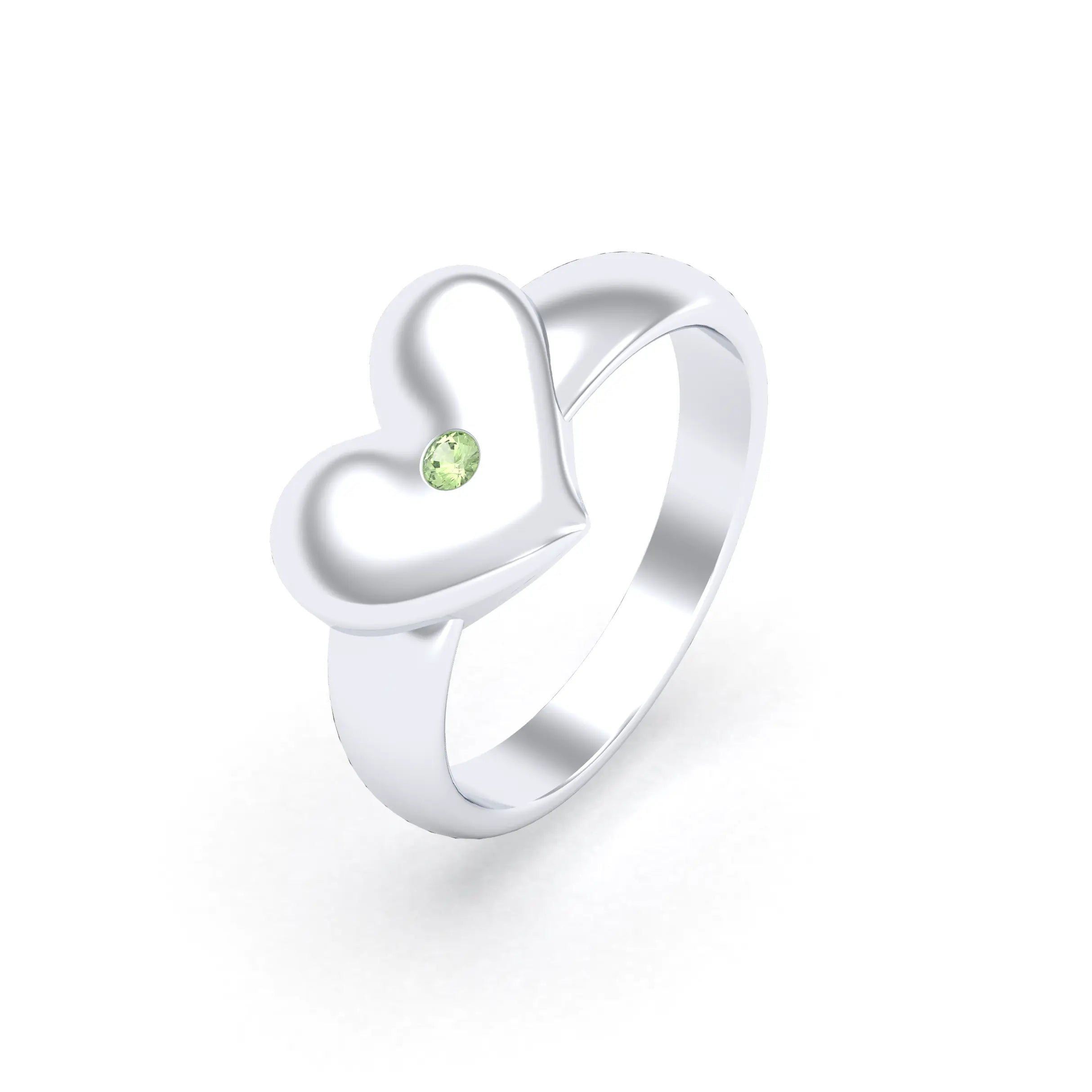 Bague Étreinte en Argent : l’éclat d’un cœur sculpté sur mesure