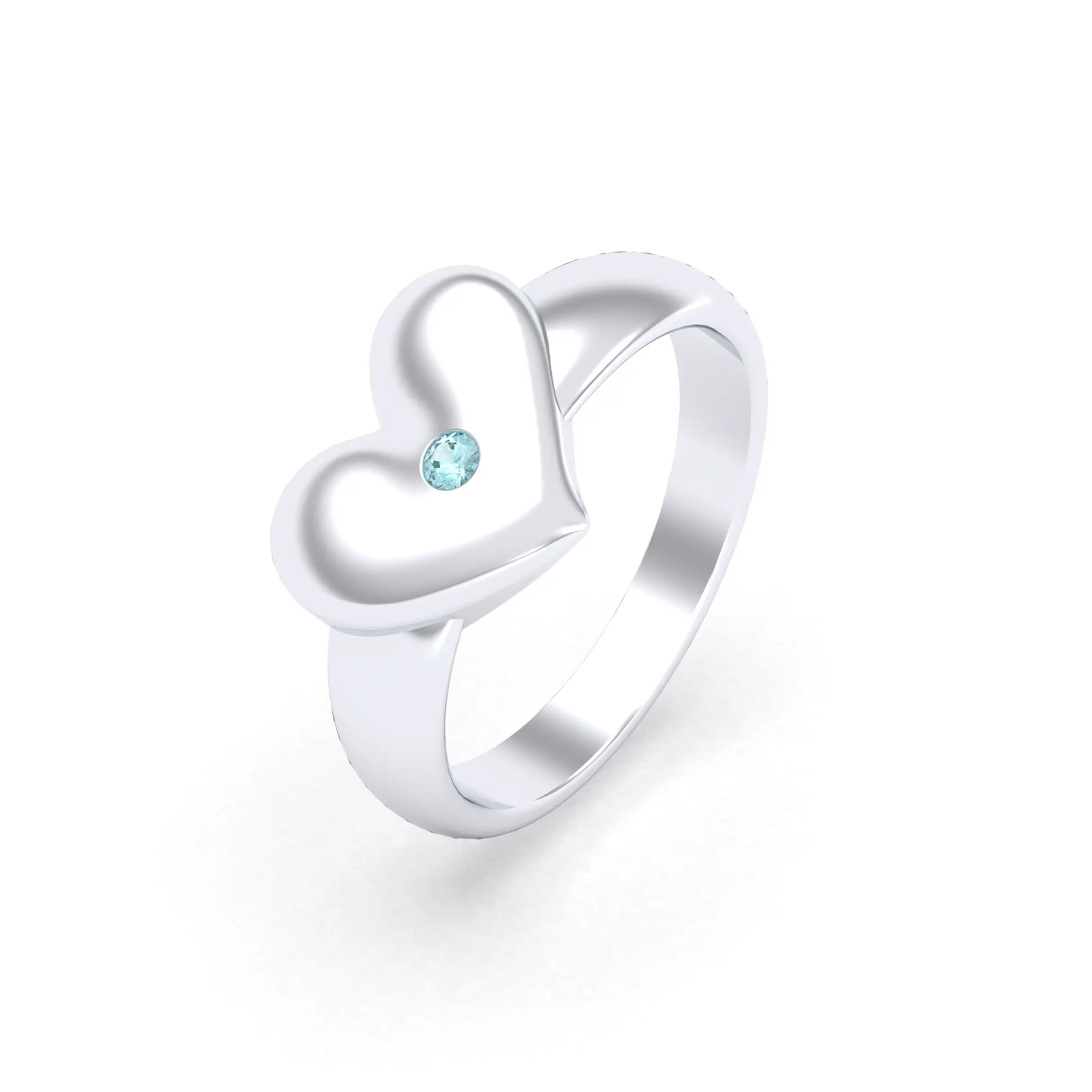 Bague Étreinte en Argent : l’éclat d’un cœur sculpté sur mesure