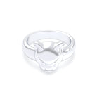 Bague Féline en Argent et Regard Précieux Personnalisable