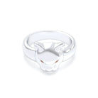 Bague Féline en Argent et Regard Précieux Personnalisable