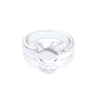 Bague Féline en Argent et Regard Précieux Personnalisable