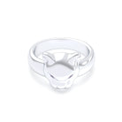 Bague Féline en Argent et Regard Précieux Personnalisable