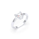 Bague Petite Féline Argent Massif & Regard de Gemmes