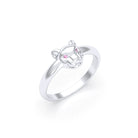 Bague Petite Féline Argent Massif & Regard de Gemmes