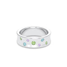 Bague Miami – L'Éclat Solaire en Argent 950 et Pierres Fines