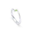 Bague Solitaire Naples en Argent 950 – L'Éclat Minimaliste à personnaliser