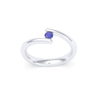 Bague Solitaire Naples en Or Blanc 18k – La Lumière Absolue