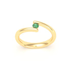 Bague Solitaire Naples en Or Jaune 18k – L'Essence de la Préciosité