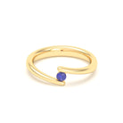 Bague Solitaire Naples en Or Jaune 18k – L'Essence de la Préciosité