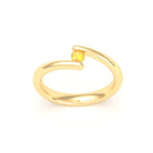 Bague Solitaire Naples en Or Jaune 18k – L'Essence de la Préciosité