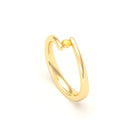 Bague Solitaire Naples en Or Jaune 18k – L'Essence de la Préciosité