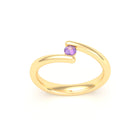 Bague Solitaire Naples en Or Jaune 18k – L'Essence de la Préciosité