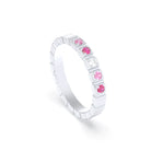 Bague New York en argent 950, joaillerie personnalisable à 5 pierres