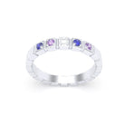 Bague New York en argent 950, joaillerie personnalisable à 5 pierres