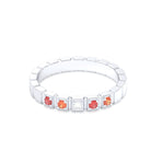 Bague New York en argent 950, joaillerie personnalisable à 5 pierres