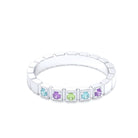 Bague New York en argent 950, joaillerie personnalisable à 5 pierres