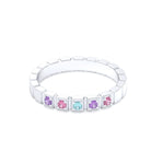 Bague New York en argent 950, joaillerie personnalisable à 5 pierres