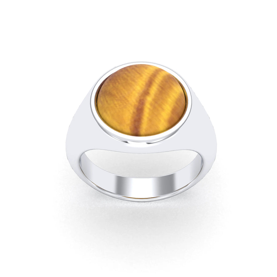 Bague de joaillerie en argent 950, vue de détail, fabriquée à l’atelier Bajoia de Sèvres