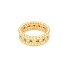 Bague Olympe en Or Jaune 18 Carats et Pierres Précieuses