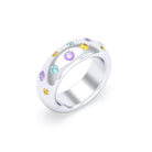 Bague Sabrina Argent 950 – L'Éclat des Pierres Fines Améthyste