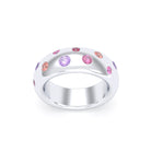 Bague Sabrina "L'Absolue" Argent 950 – Saphirs, Rubis & Pierres Fines