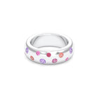 Bague Sabrina "L'Absolue" Argent 950 – Saphirs, Rubis & Pierres Fines
