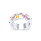 Bague Sabrina "L'Absolue" Argent 950 – Saphirs, Rubis & Pierres Fines