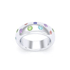 Bague Sabrina "L'Absolue" Argent 950 – Saphirs, Rubis & Pierres Fines