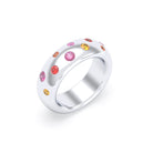 Bague Sabrina "L'Absolue" Argent 950 – Saphirs, Rubis & Pierres Fines Grenat Rhodolite