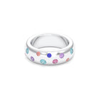 Bague Sabrina "L'Absolue" Argent 950 – Saphirs, Rubis & Pierres Fines