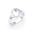 Bague Scarabée argent 950 sur mesure Améthyste