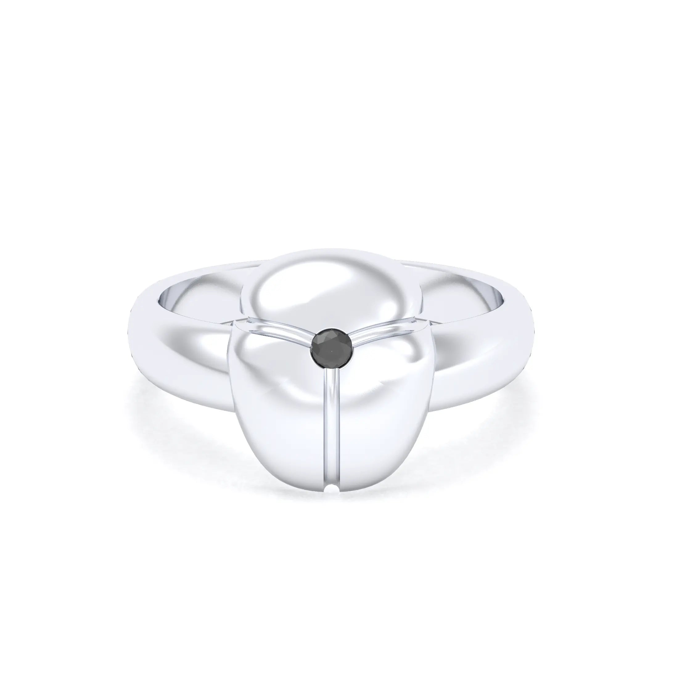 Bague Scarabée argent 950 sur mesure