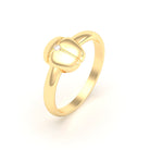 Bague Scarabée or jaune 18 carats sertie d'une pierre précieuse au choix