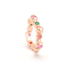 Bague Volga or rose 18 carats | Pierres précieuses et fines personnalisables