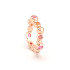 Bague Volga or rose 18 carats | Pierres précieuses et fines personnalisables