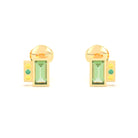 Boucles d'oreilles Art Déco Or Jaune 18 Carats Personnalisables