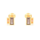 Boucles d'oreilles Art Déco Or Jaune 18 Carats Personnalisables
