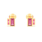 Boucles d'oreilles Art Déco Or Jaune 18 Carats Personnalisables