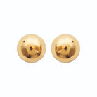 Boucles d’oreilles puces boule mini en plaqué or