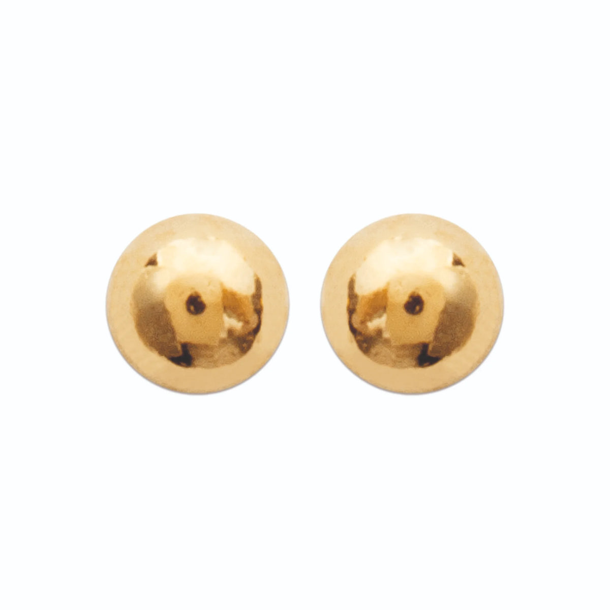 Boucles d’oreilles puces boule mini en plaqué or