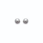 Boucles d’oreilles puces mini boules en argent 925 rhodié