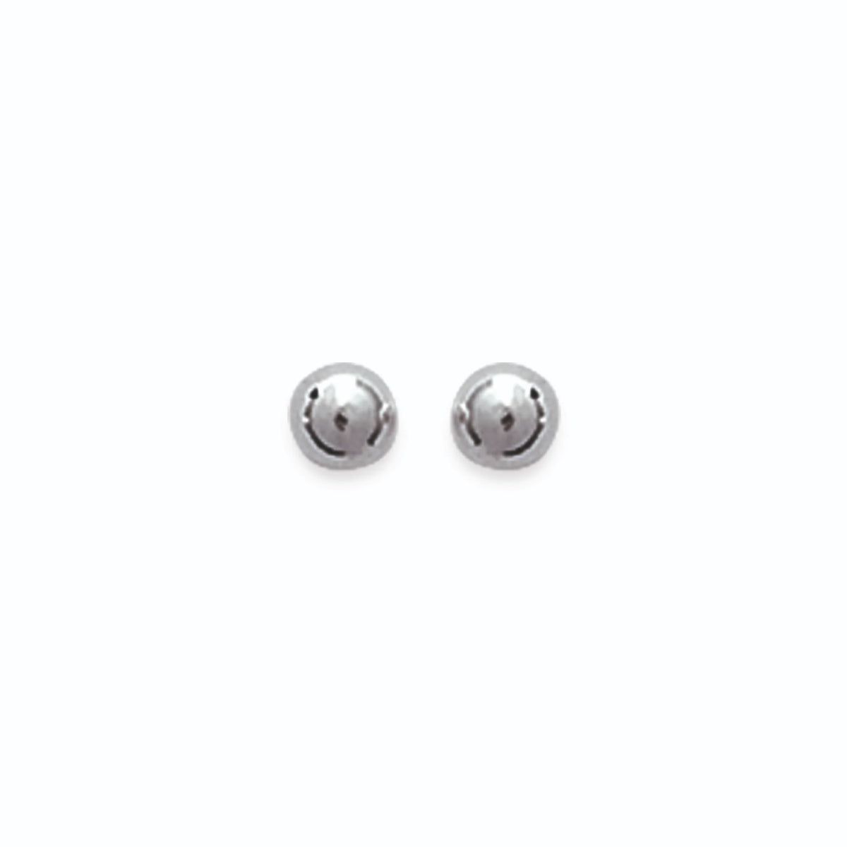 Boucles d’oreilles puces mini boules en argent 925 rhodié